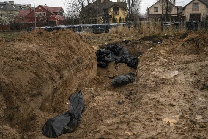 ukraine accuses russia of massacre, city strewn with bodies - marketwatch