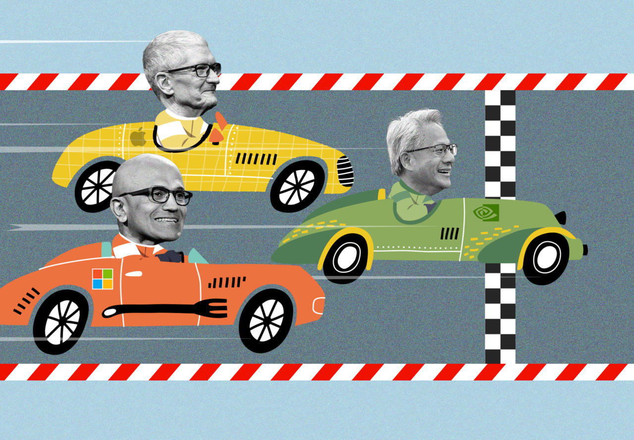 Apple and Microsoft are racing to join Nvidia in an elite club