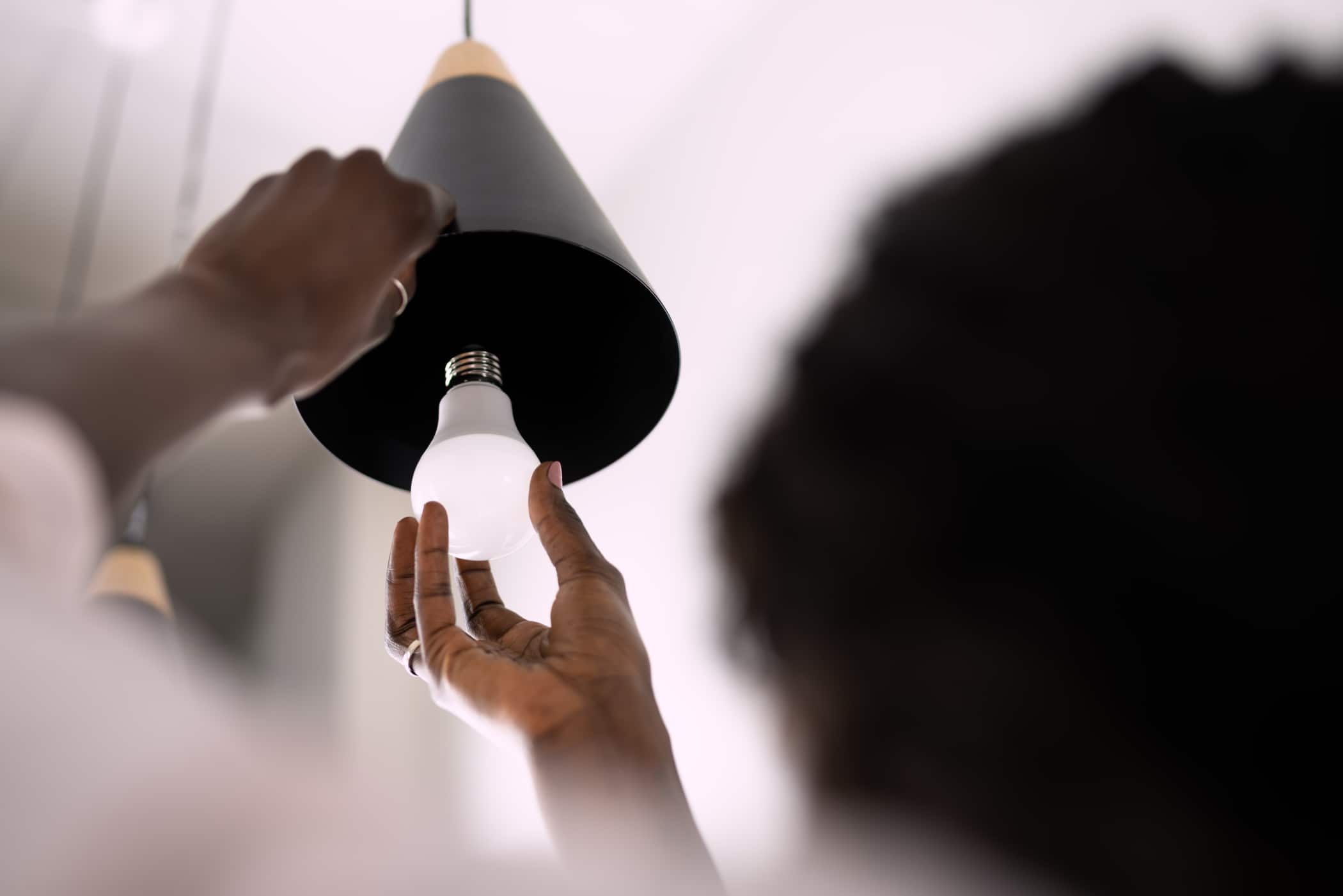 Change a light bulb