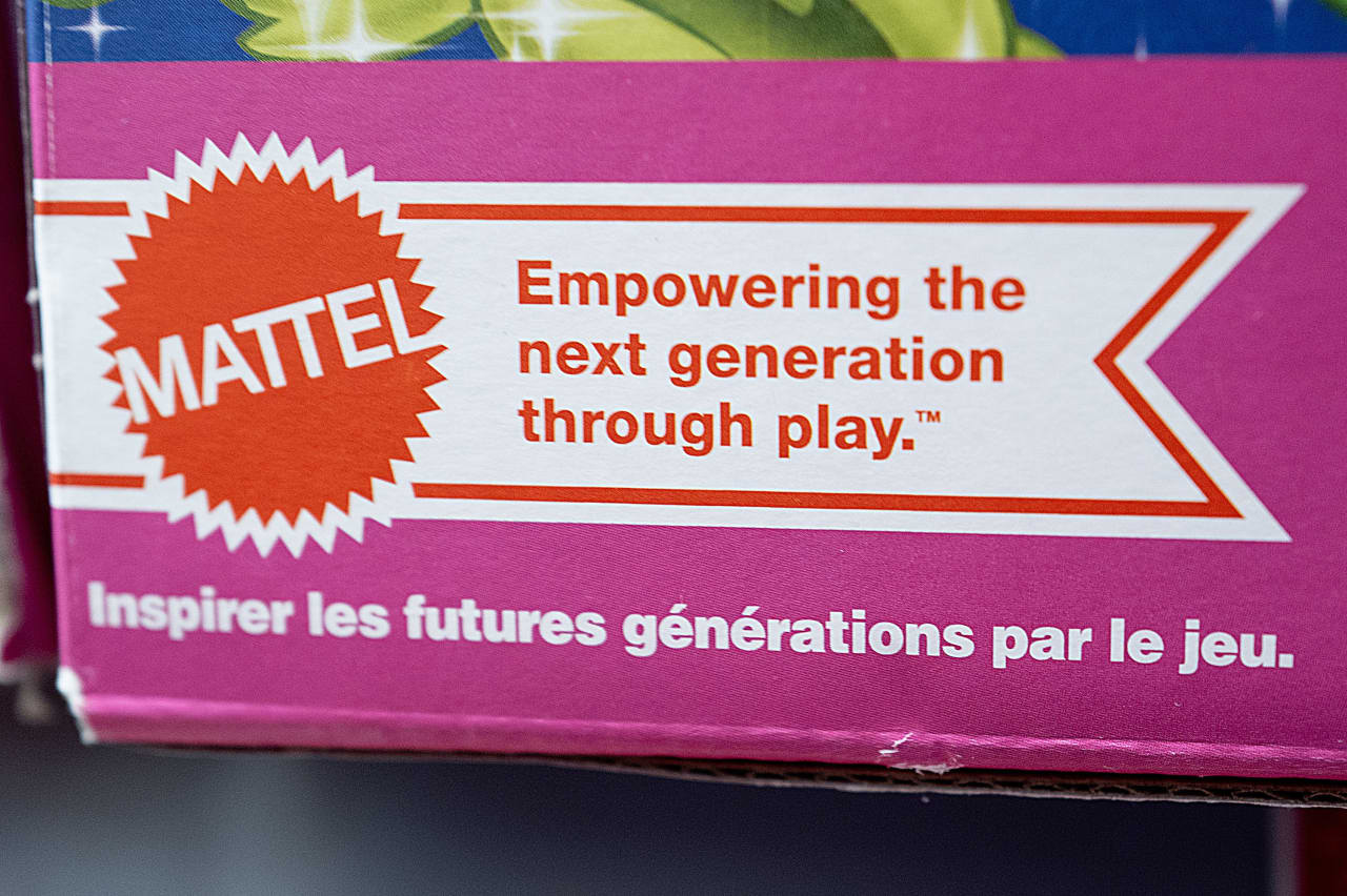 After falling quarterly sales, Mattel says next year will be better