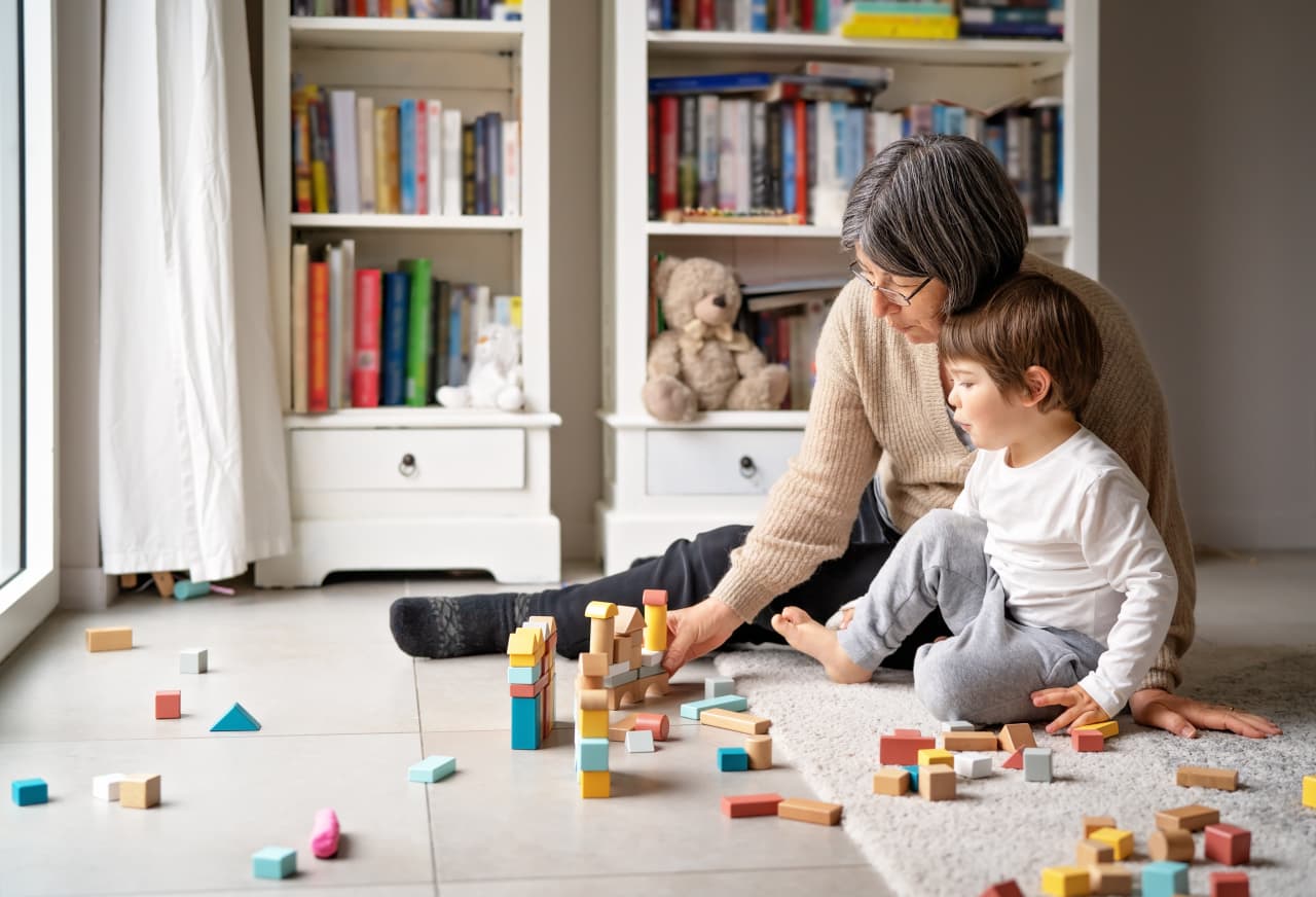 I wish grandma would help me save 9 for college instead of buying my baby more toys.  What should she do to get her and her others to contribute?