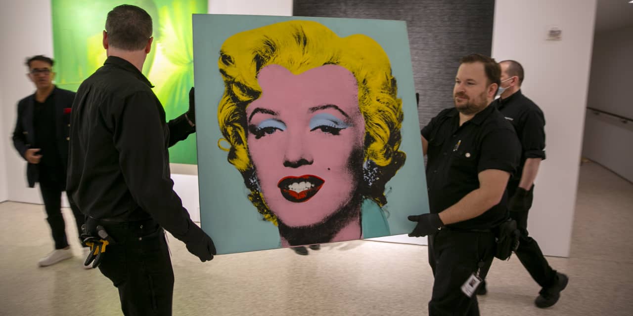 Andy Warhol's Marilyn Monroe portrait sells for record $195 million at  auction