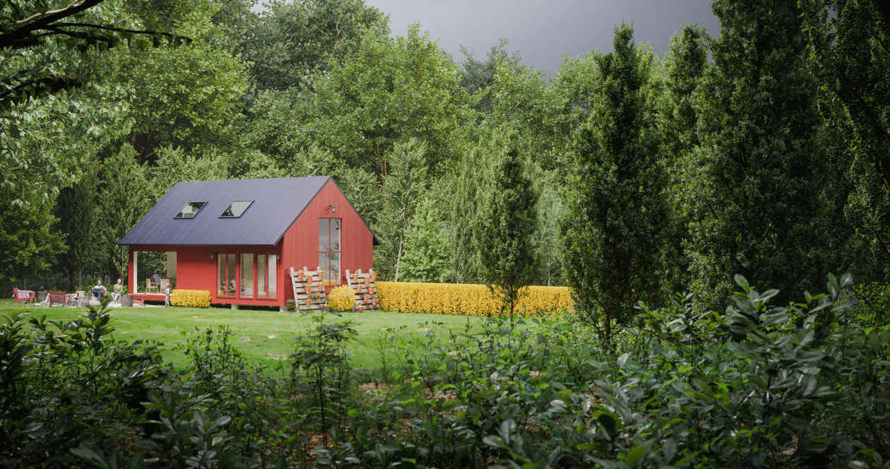 Plan 560000TCD: Backyard One Bedroom Cottage House Plan, image size:1260x664