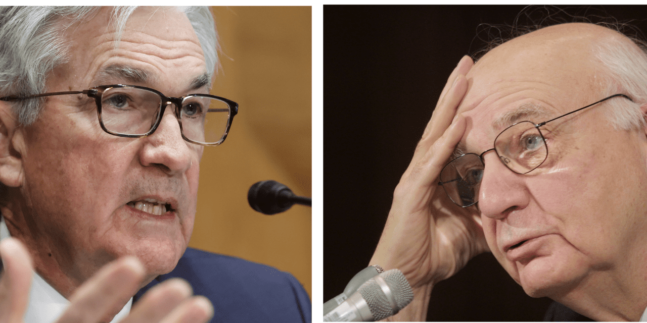 Opinion: I knew Paul Volcker (who slew the Great Inflation), and Jerome ...