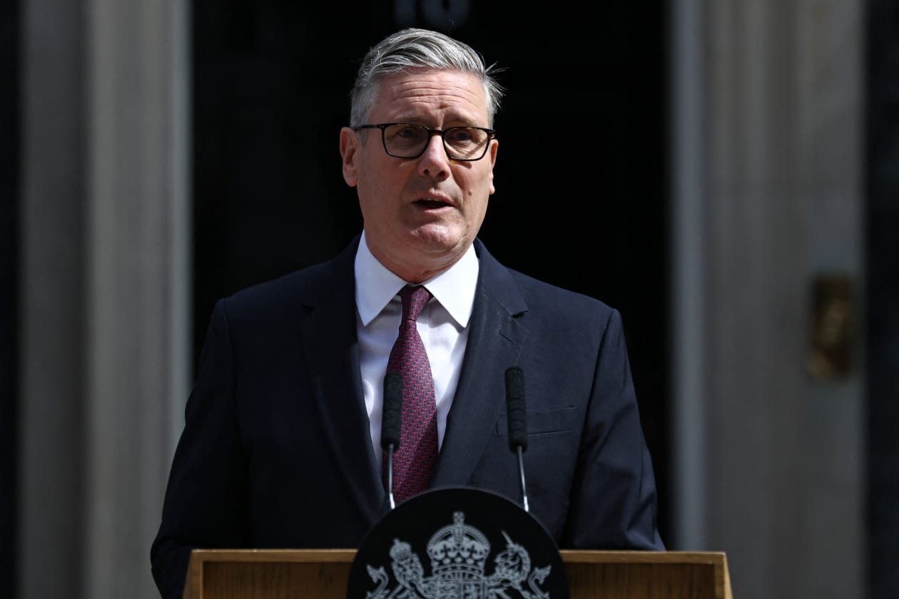 U.K. Prime Minister Keir Starmer resigned on Monday. 