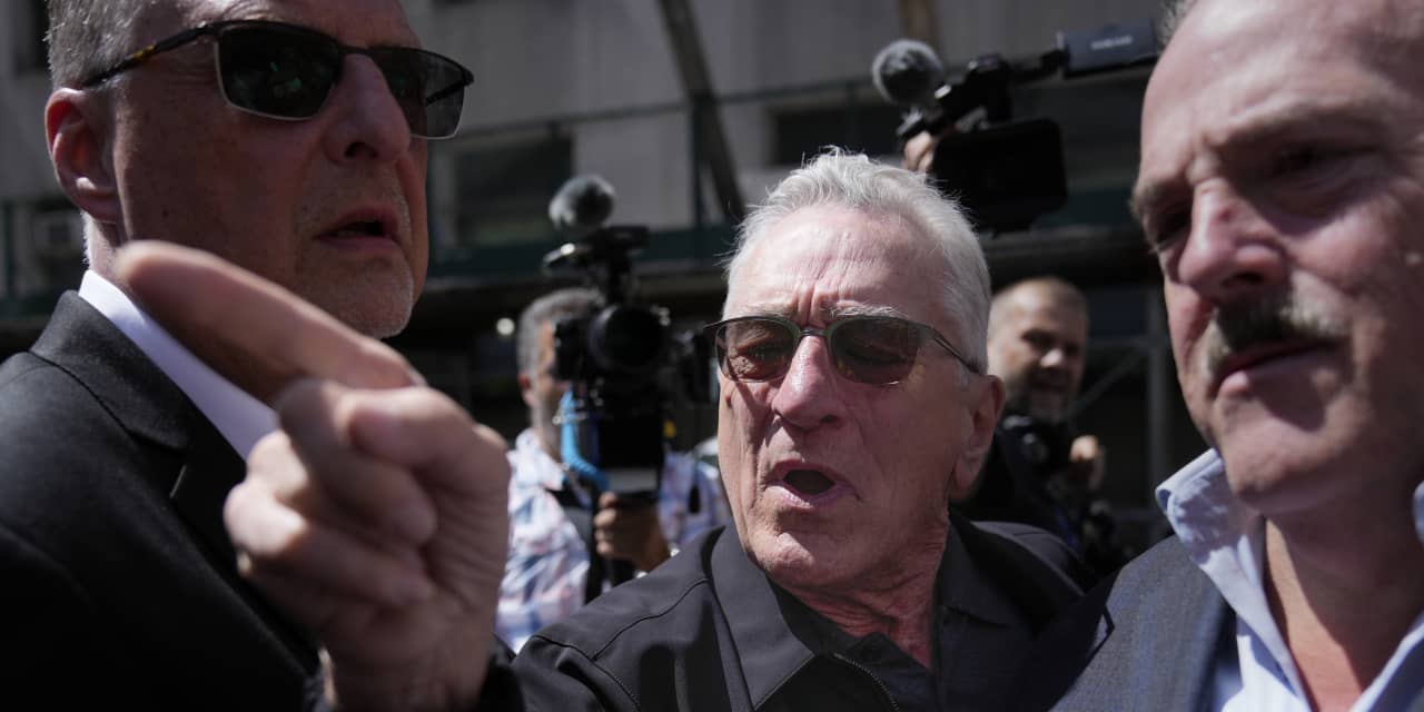 De Niro mocks Trump as Biden campaign sends allies to NYC trial to put ...
