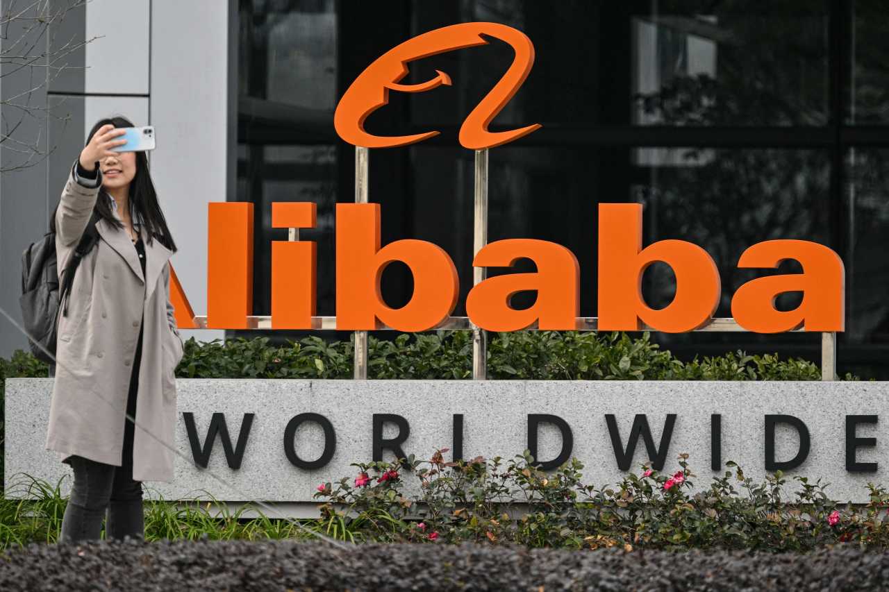 Alibaba reports slower-than-forecast sales, and its stock slides