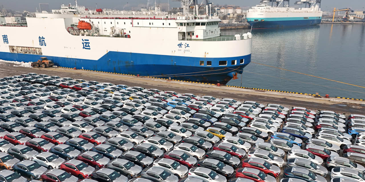 Chinese auto exports rose 64% in 2023, with strong push by EVs - Vimarsana News