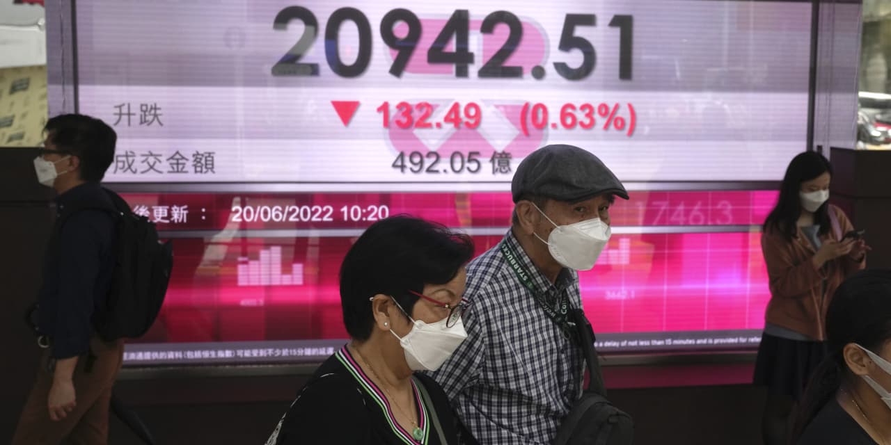 Asian markets mostly fall ahead of U.S. holiday