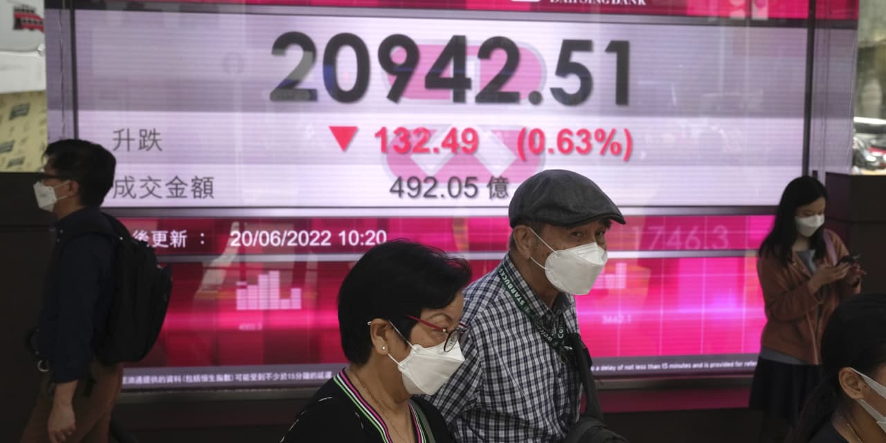 Asian markets mostly fall ahead of U.S. holiday