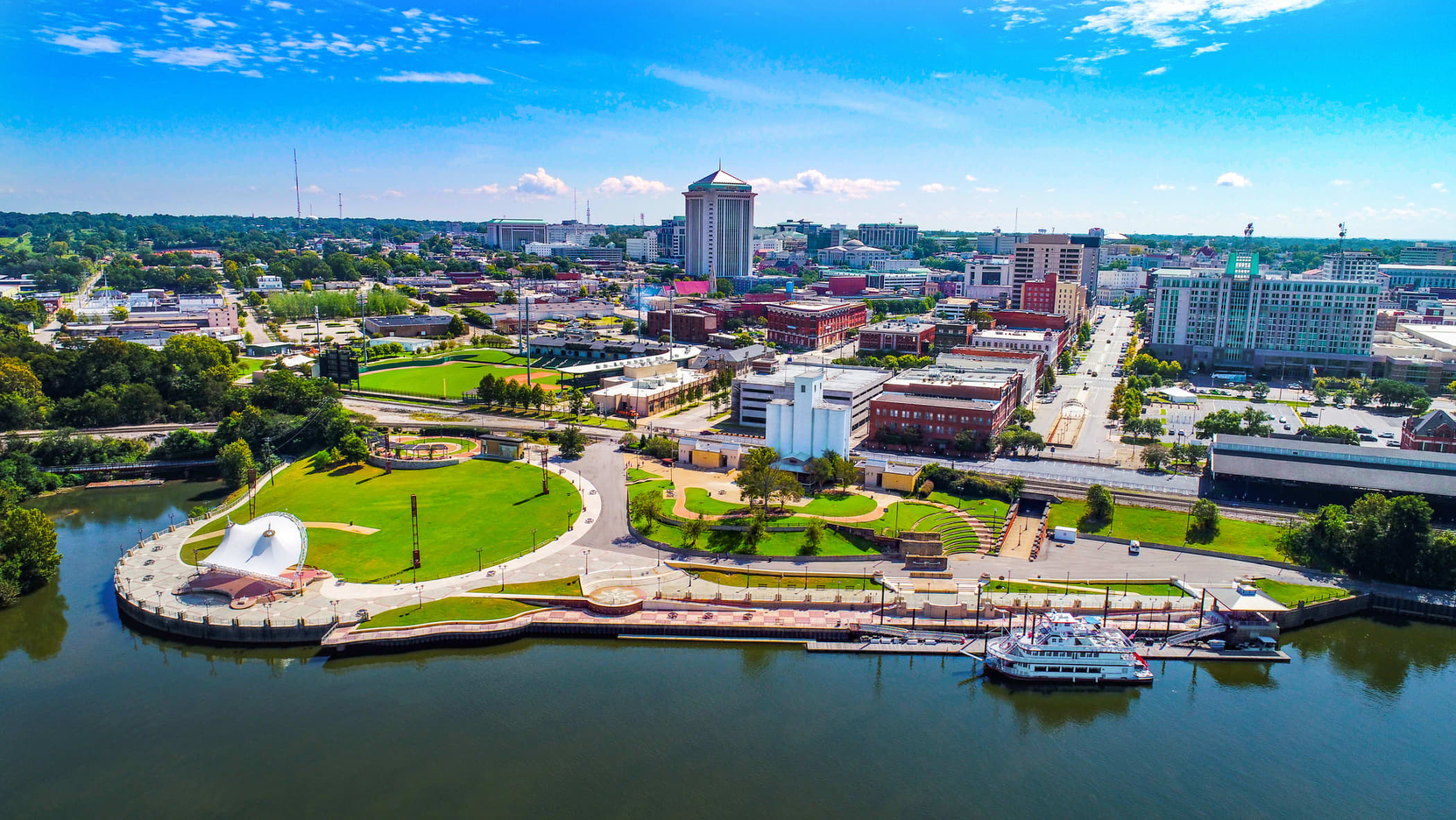 Штат сша монтгомери. Монтгомери Алабама. Skyline Montgomery.