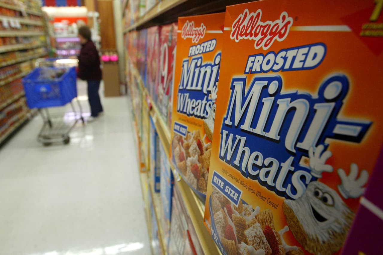 WK Kellogg's profit crushes estimates but sales fall short in challenging market