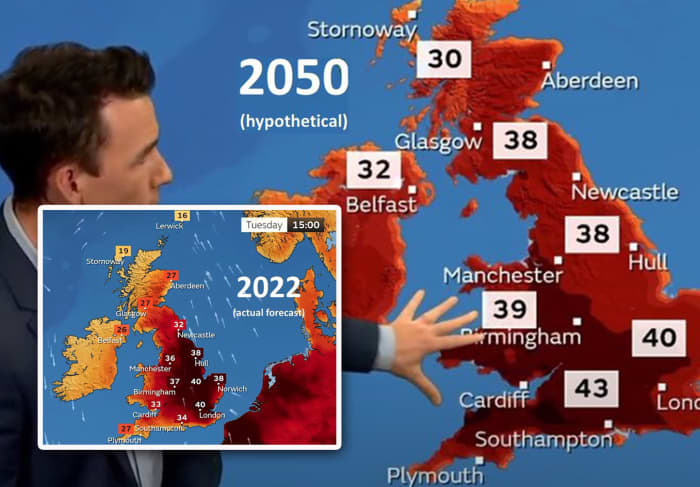 Chart: The Highest Temperatures Ever Recorded in the UK