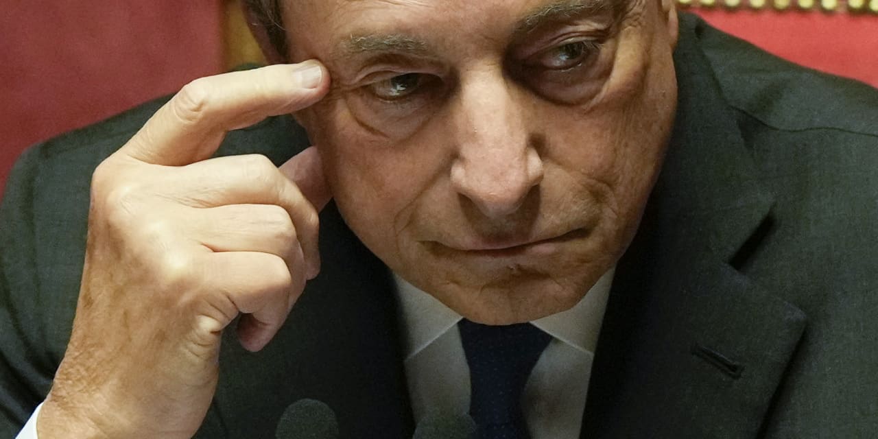 #Market Extra: Italian assets slide amid political upheaval as Draghi resigns