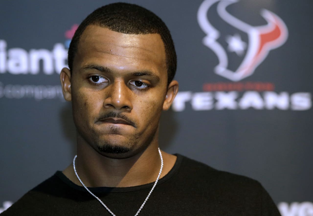 NFL's Deshaun Watson Suspended 6 Games After Being Accused Of Sexual ...