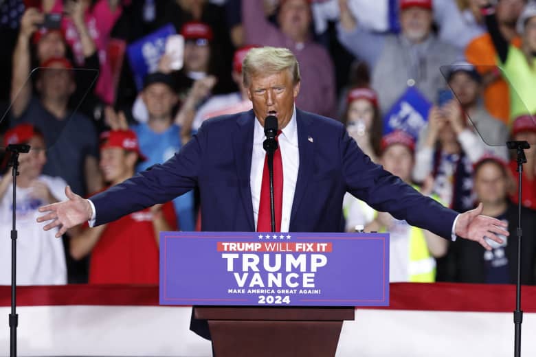 Betting markets put odds of Trump victory close to 60% - MarketWatch