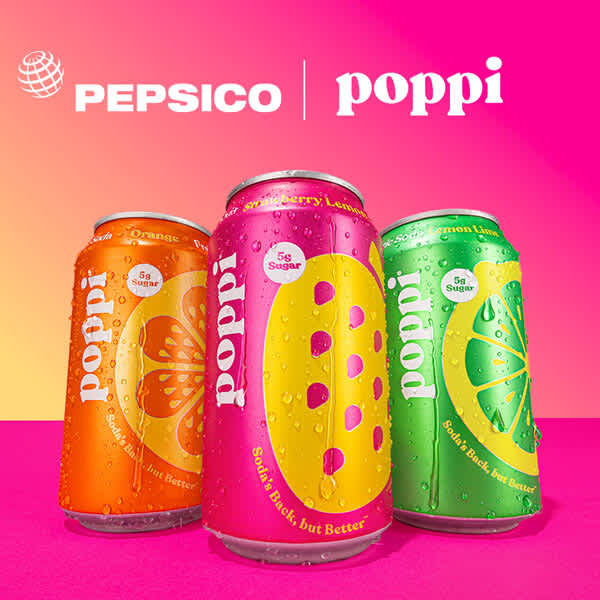 Pepsi boosts healthy offerings with Poppi, a maker of prebiotic drinks