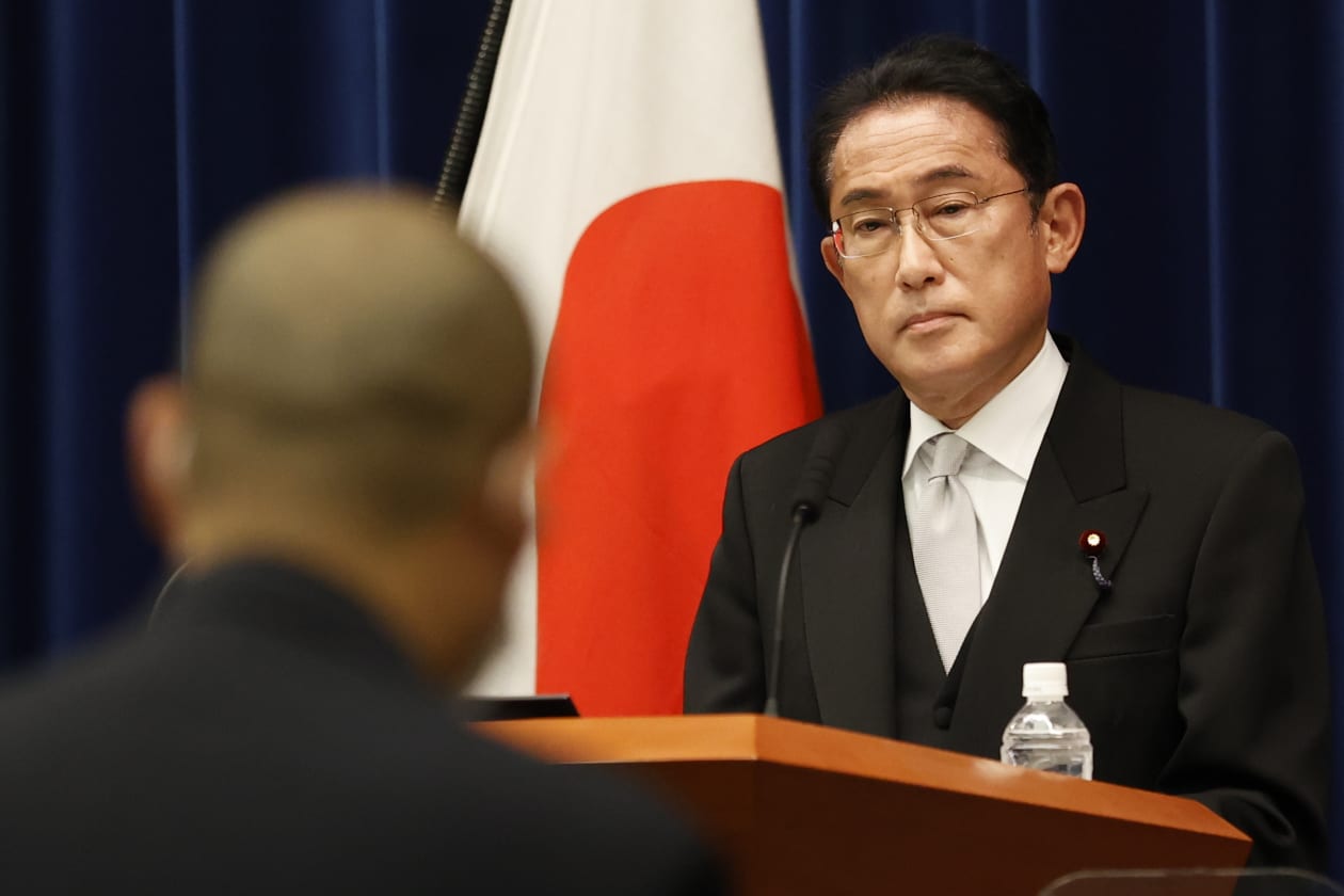 Japan’s Kishida purges Cabinet after support falls over church ties ...