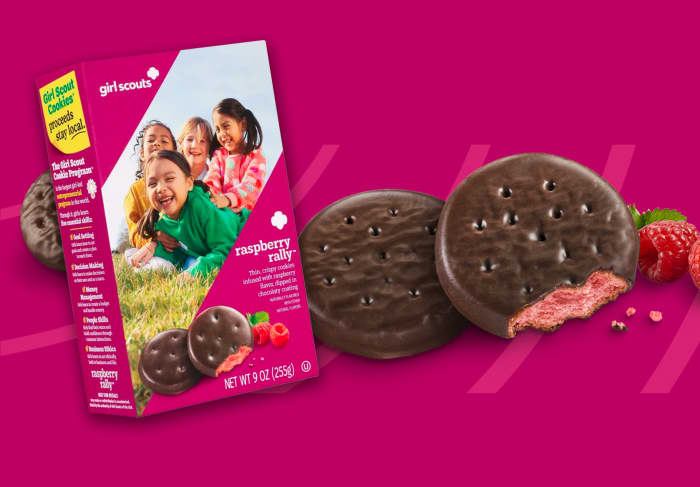 Why the Girl Scouts' new cookie is all about the raspberries - MarketWatch