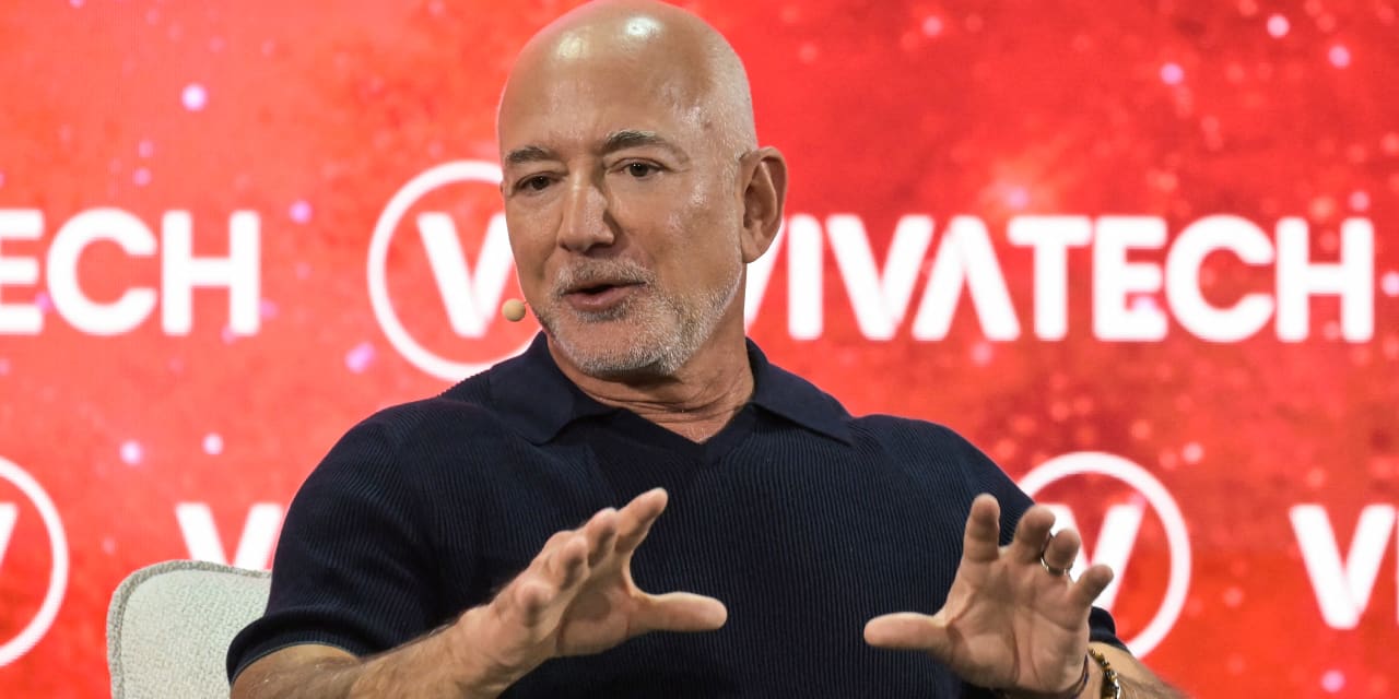 Bezos says the only thing holding back orbital data centers is cost, not science, as he says AI will create jobs