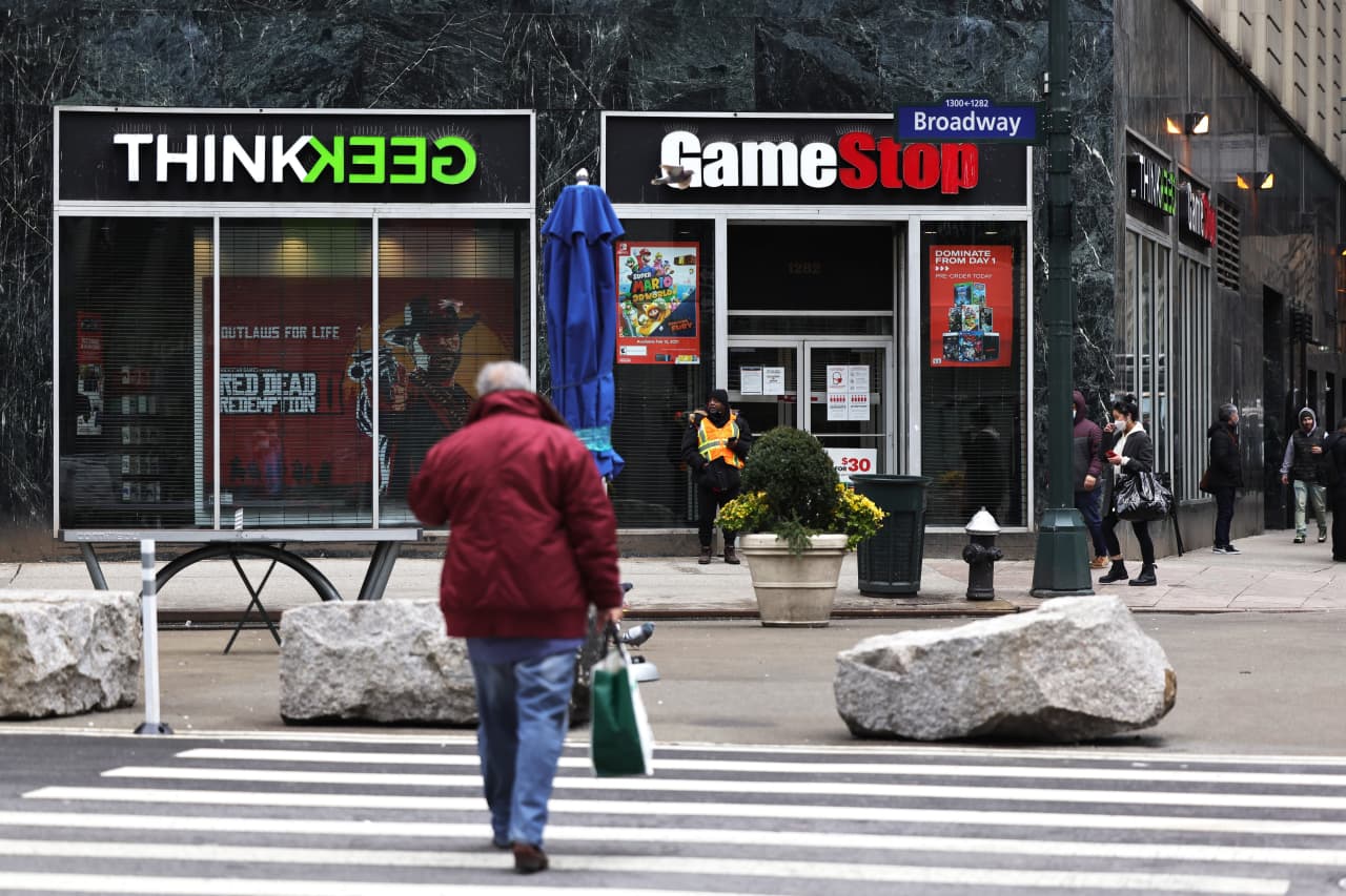 Individual investors made 30% of GameStop trades on Monday