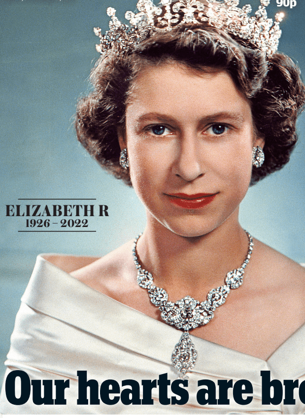 U.K. newspapers pay tribute to Queen Elizabeth II with
