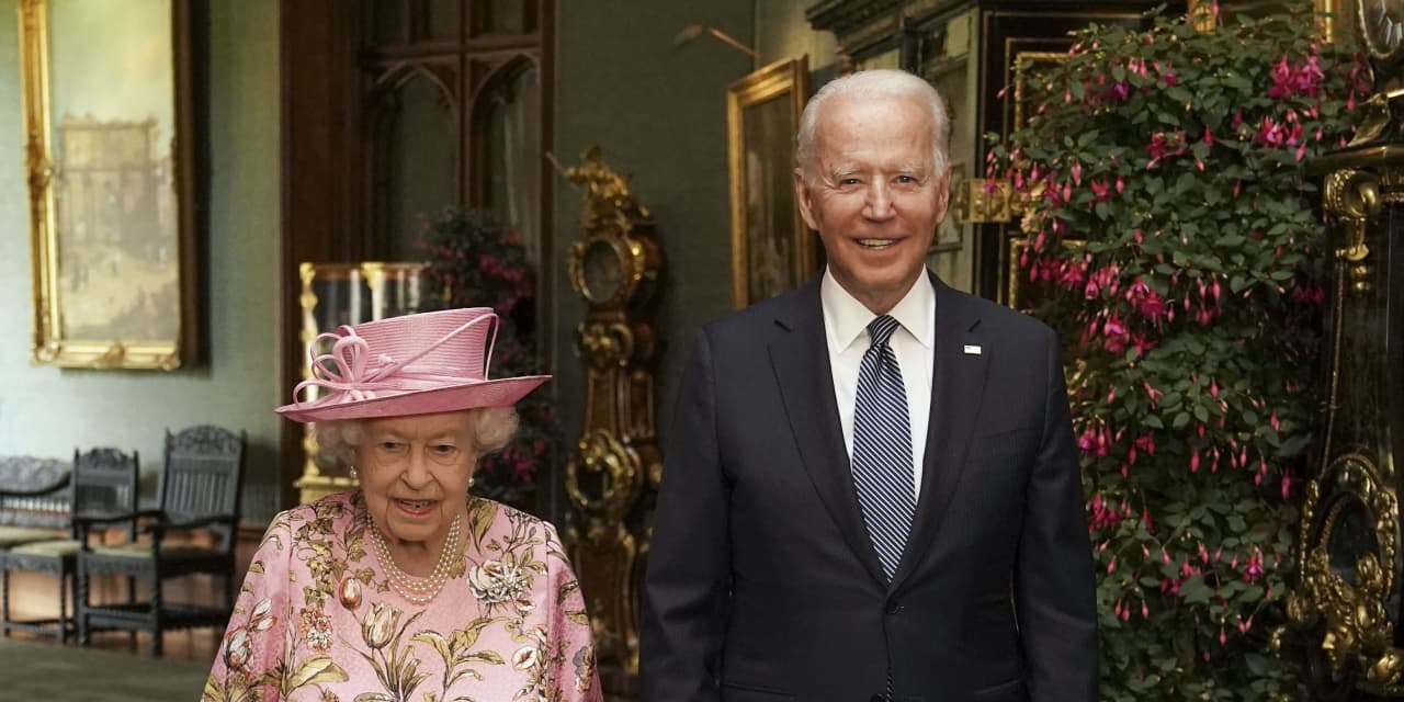 #: Bidens will fly to U.K. on Saturday for queen’s funeral next Monday