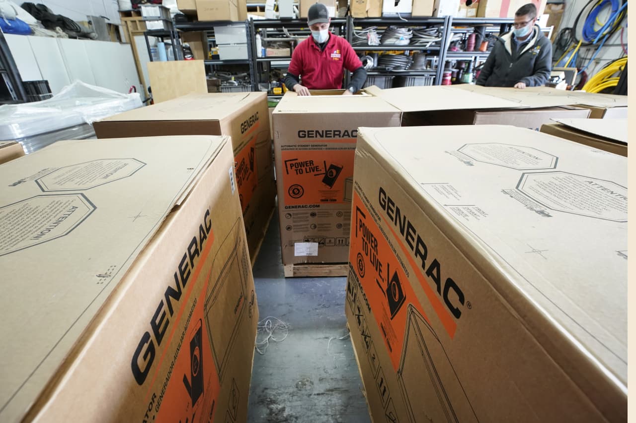 Generac’s stock soars more than 30% after Amazon deal cements company’s status as an AI-power player