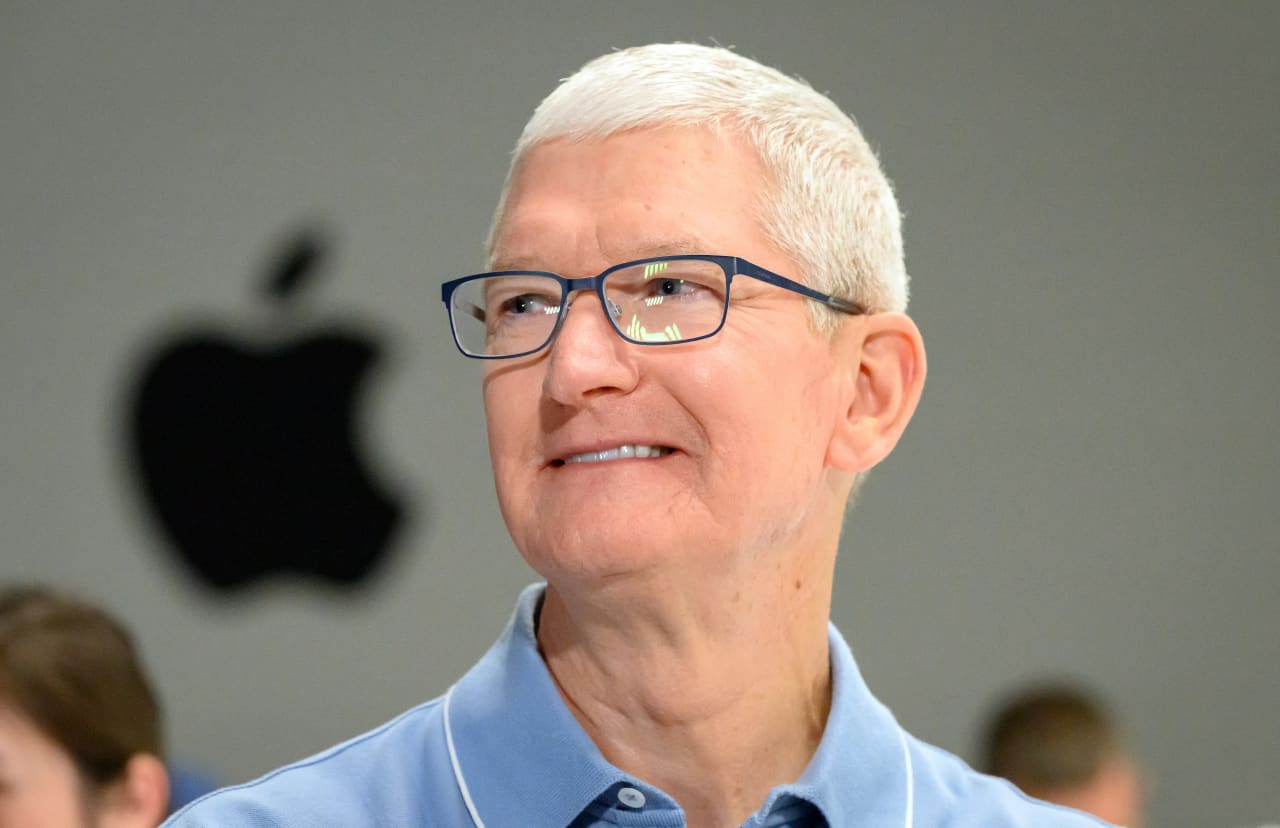 Apple CEO Tim Cook makes trip to Shanghai following slump in Chinese sales  - MarketWatch
