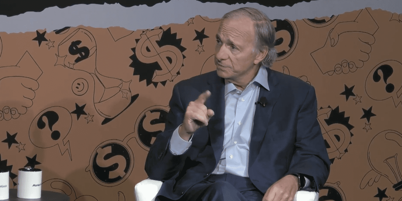 #: Ray Dalio says stocks, bonds have further to fall, sees U.S. recession arriving in 2023 or 2024