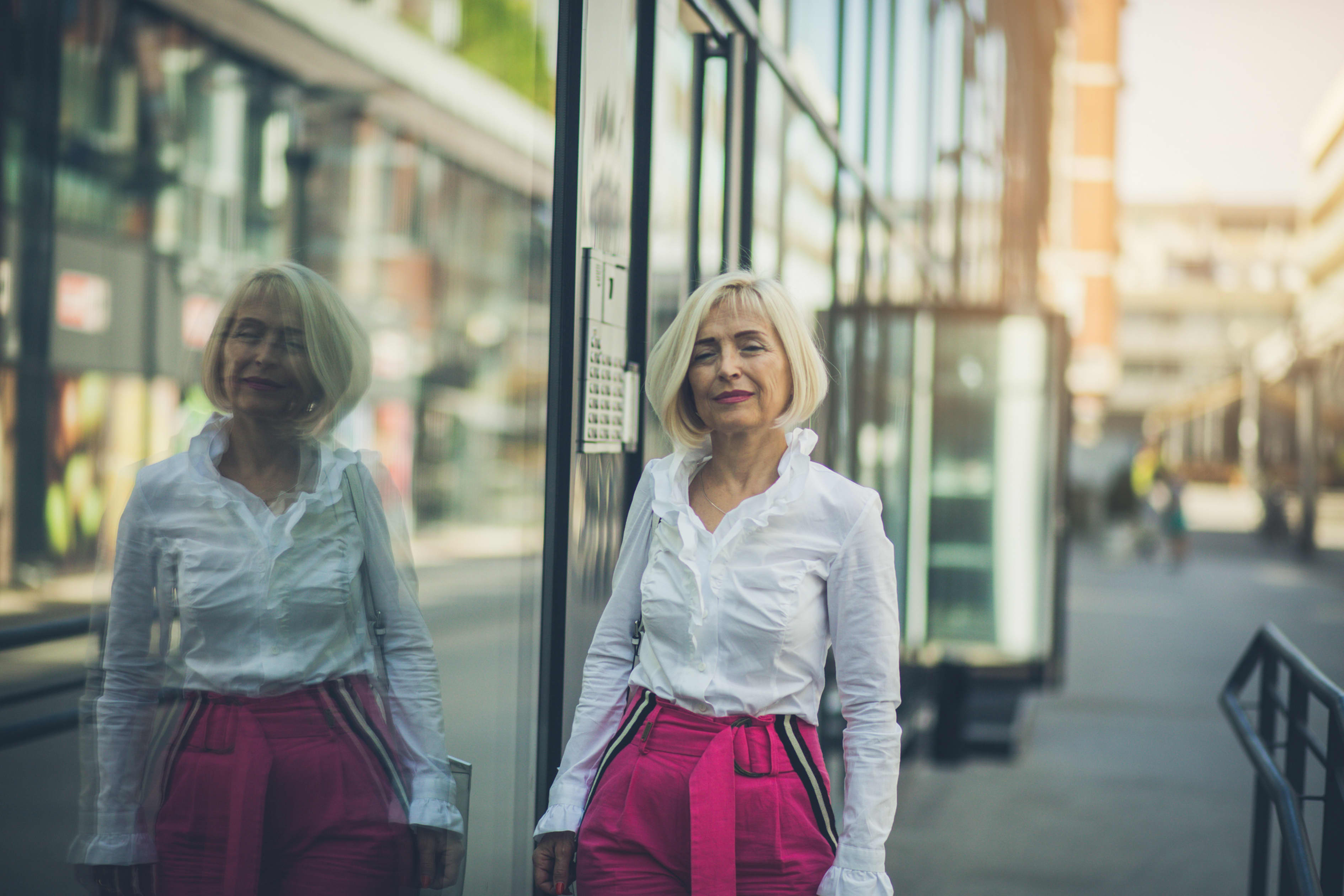 “The staff is usually friendly, but in this case, I think they were maybe a little too familiar.” (Photo subject is a model.)