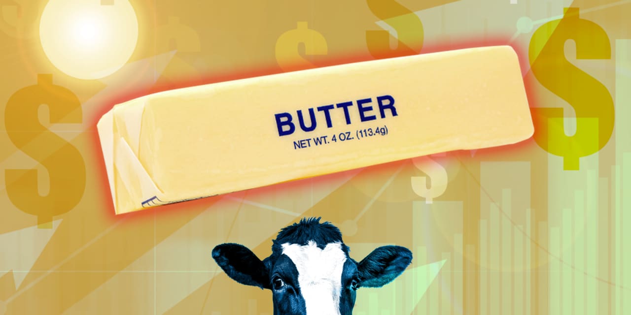 : Butter prices hit an all-time high — partly because extreme heat is taking a toll on dairy cows thumbnail