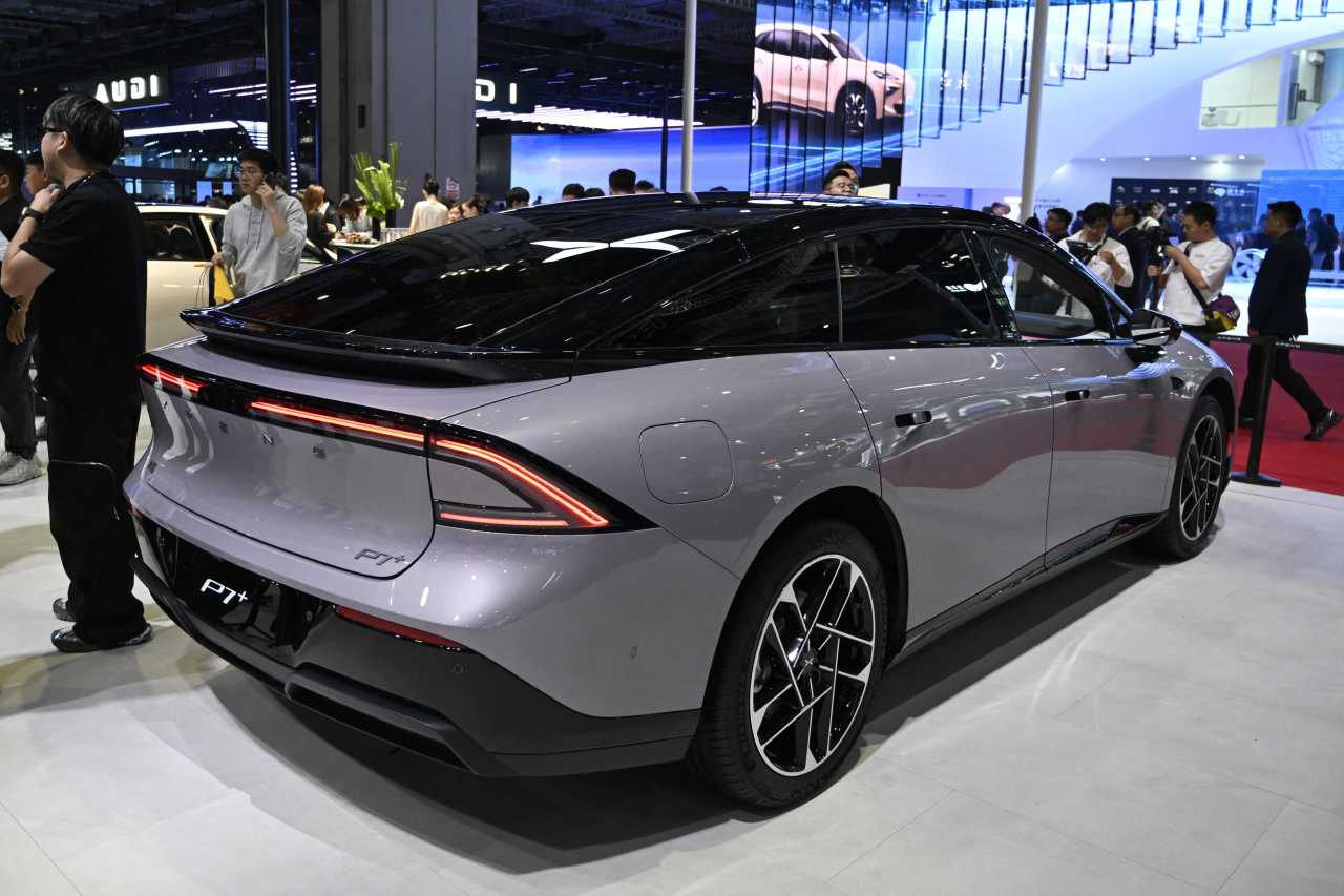 Chinese EV maker XPeng said it narrowed loss on record sales