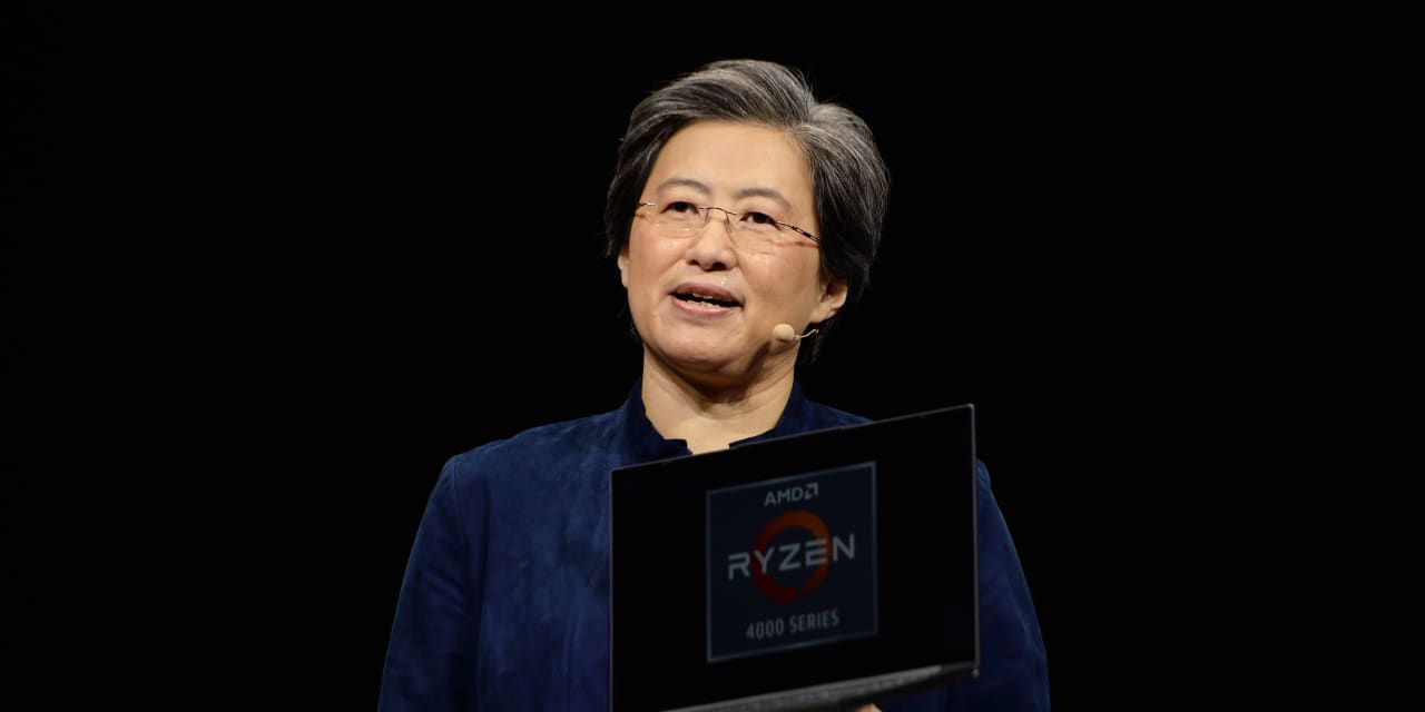 AMD stock pops as forecast quells fears about data-center sales, excess ...