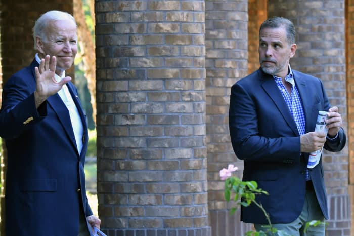 Joe Biden's long-standing support for Hunter Biden on display following  plea deal, Politics