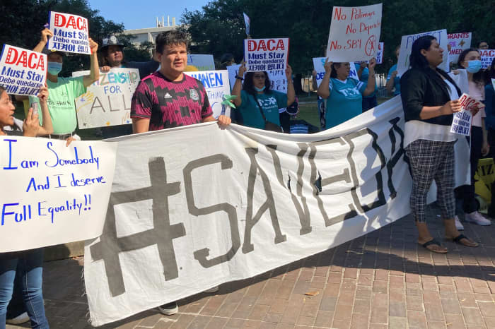 DACA program preventing mass deportation of immigrants brought to the U ...