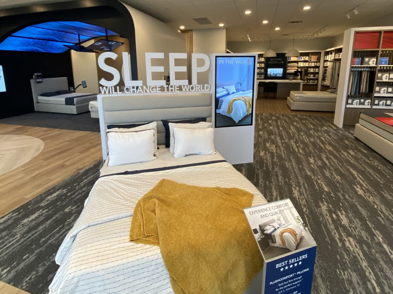 Sleep number on sale bed store