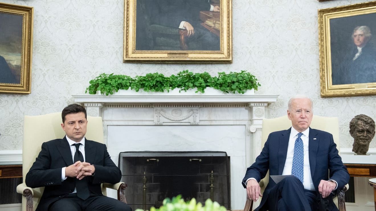 Biden lost temper with Zelensky during summer when Ukrainian president ...