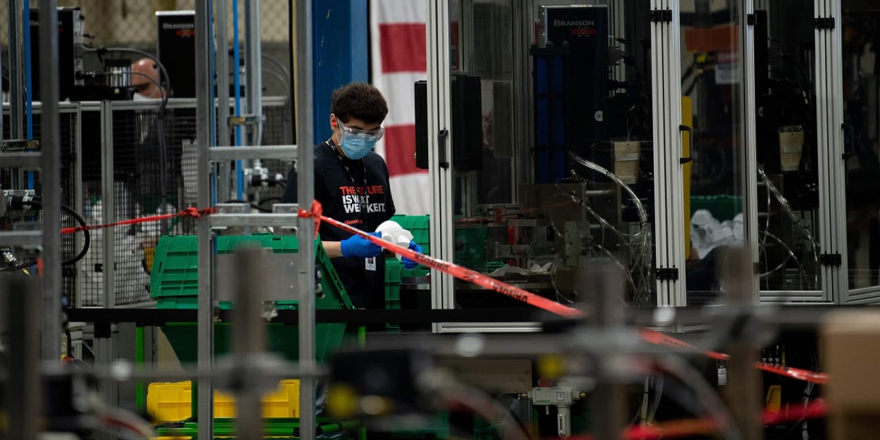 U.S. manufacturing barely expands in October, ISM says