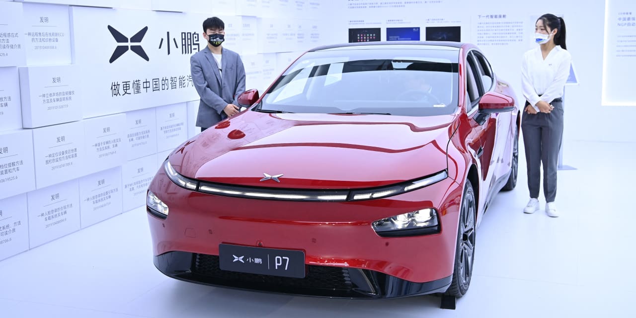 #: XPeng stock bounces off record low despite drop in deliveries, other China-based EVs also surge