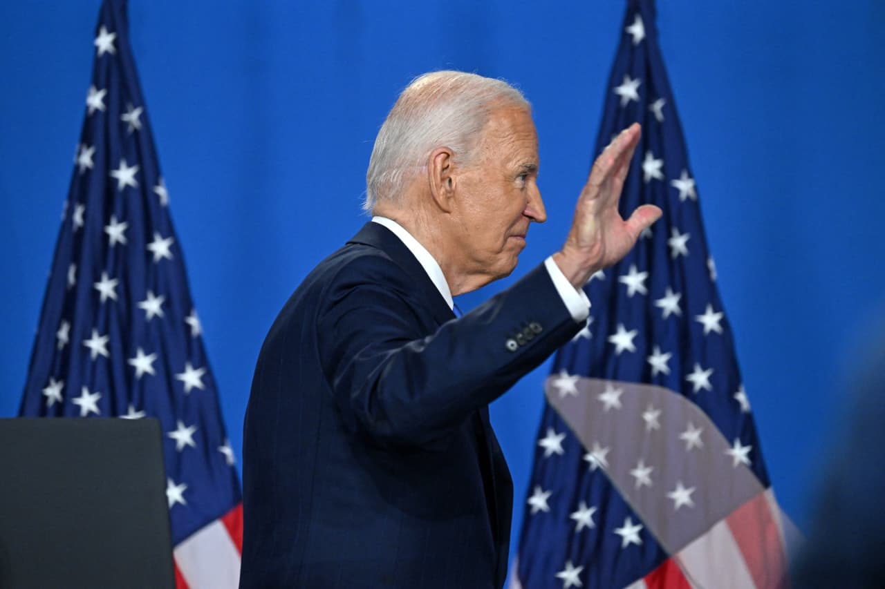 Stock futures inch higher, but Biden’s withdrawal adds to increasingly uncertain outlook for markets