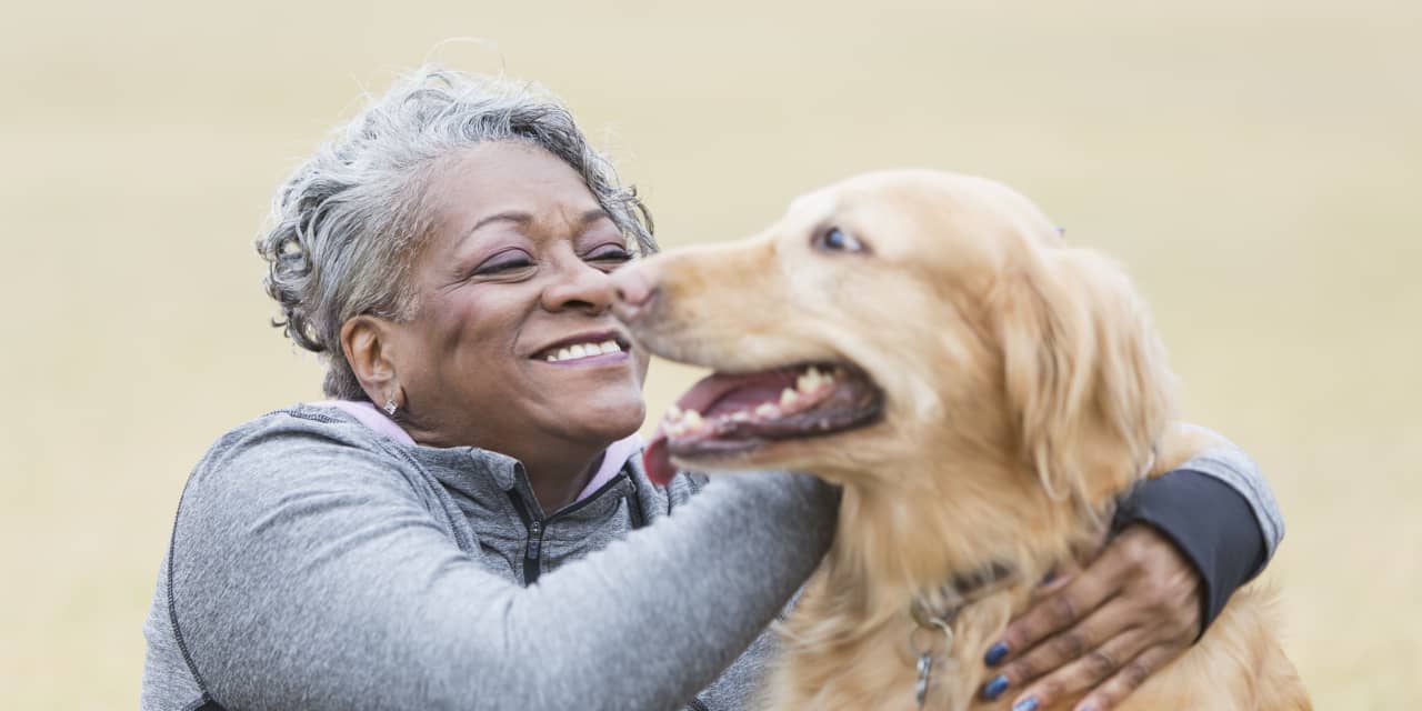 #: Want to age well? A dog could be the key to better physical — and mental — health.