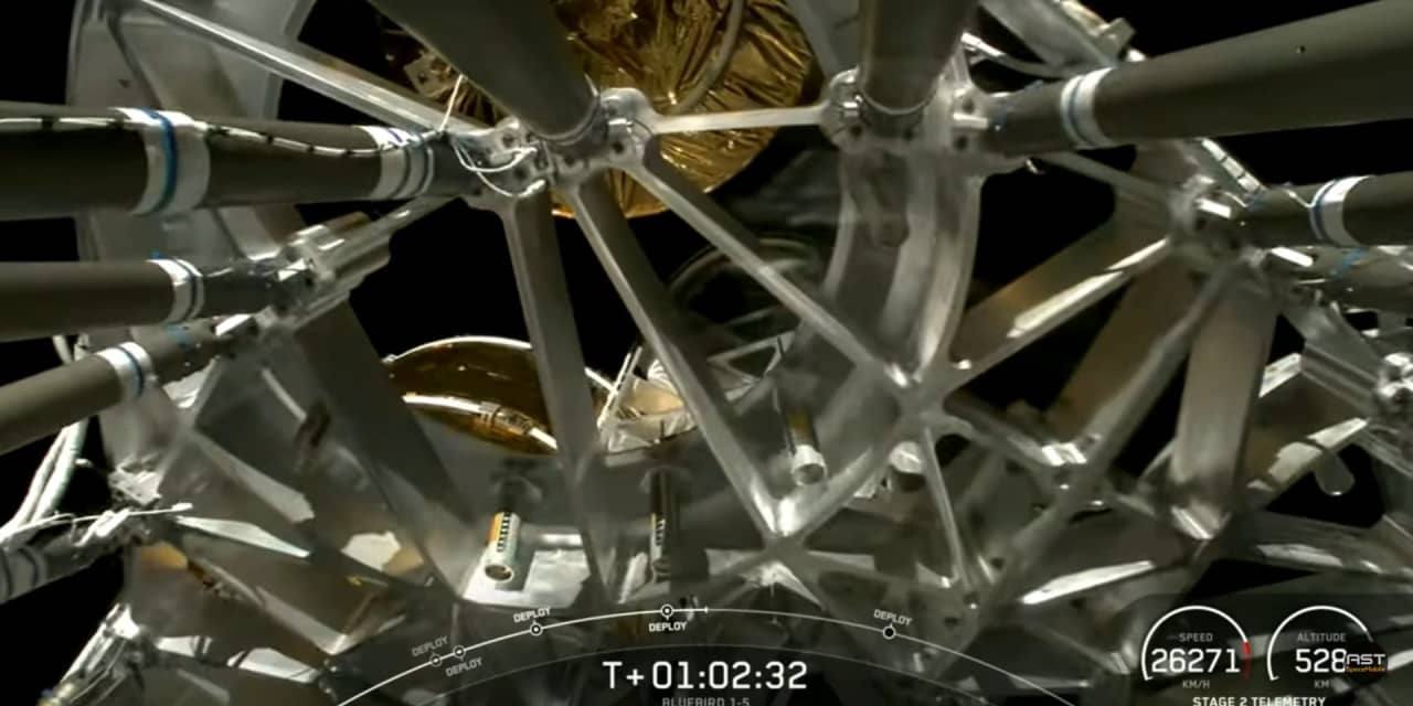 AST SpaceMobile launches first five commercial satellites, but stock ...