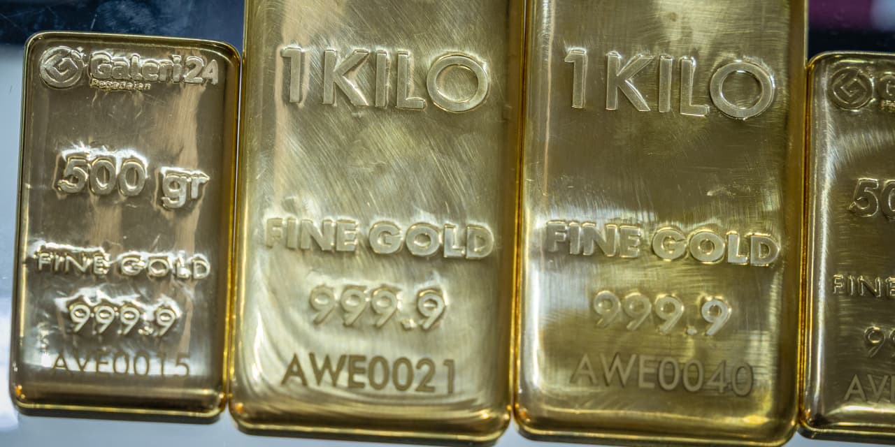 Gold’s soaring so fast it’s topped Goldman target set only last week. Now a JPMorgan analyst plots path to $8,500. - MarketWatch image