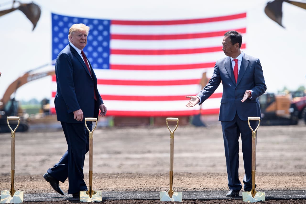 Biden to plug  billion Microsoft center at Wisconsin site where Trump-touted Foxconn plant flopped