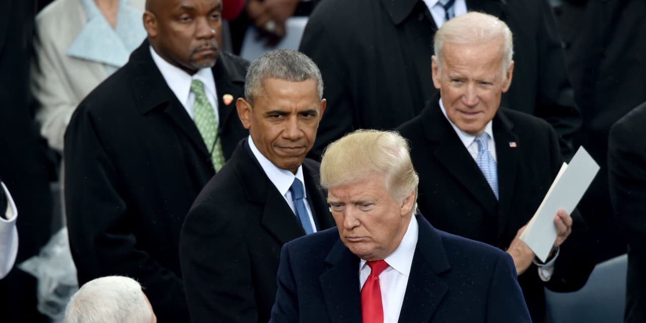 Stockmarket performance under Biden still doesn’t measure up to that