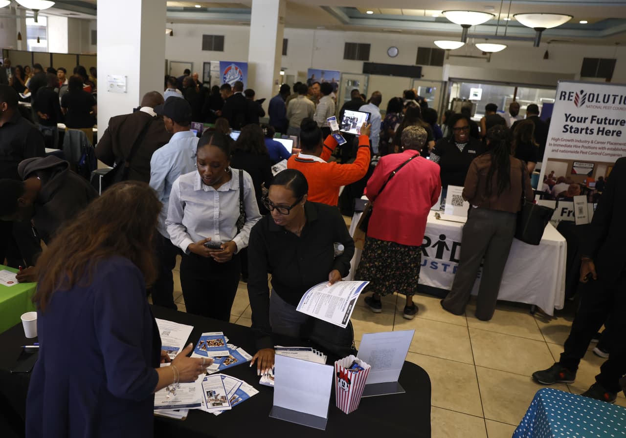 U.S. jobless claims sink to a 57-year low. Jobs aren’t easy to find — or lose.