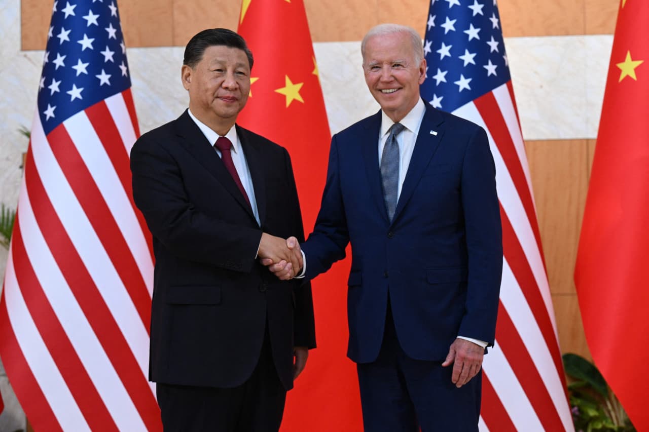 Biden Xi Shake Hands As They Meet For First Since U S President S   Im 665420