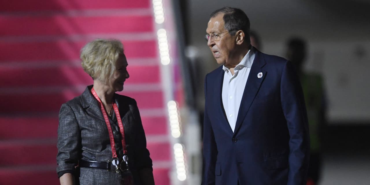 Lavrov taken to hospital at G20 meeting, officials say