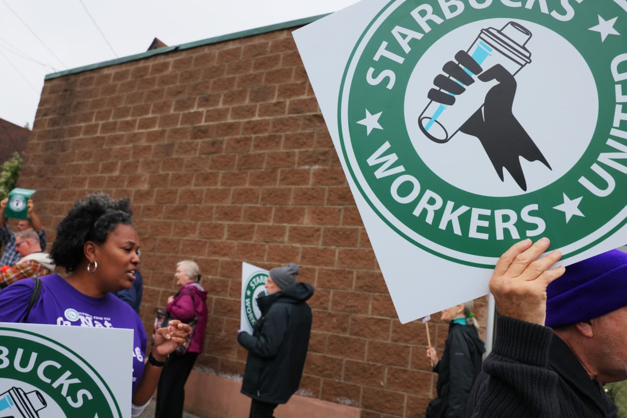 Starbucks Workers Strike At More Than 100 U.S. Stores To Welcome New ...